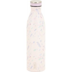 Botella Térmica de Acero Inoxidable 750 ML Efecto Mármol Rosa 993937