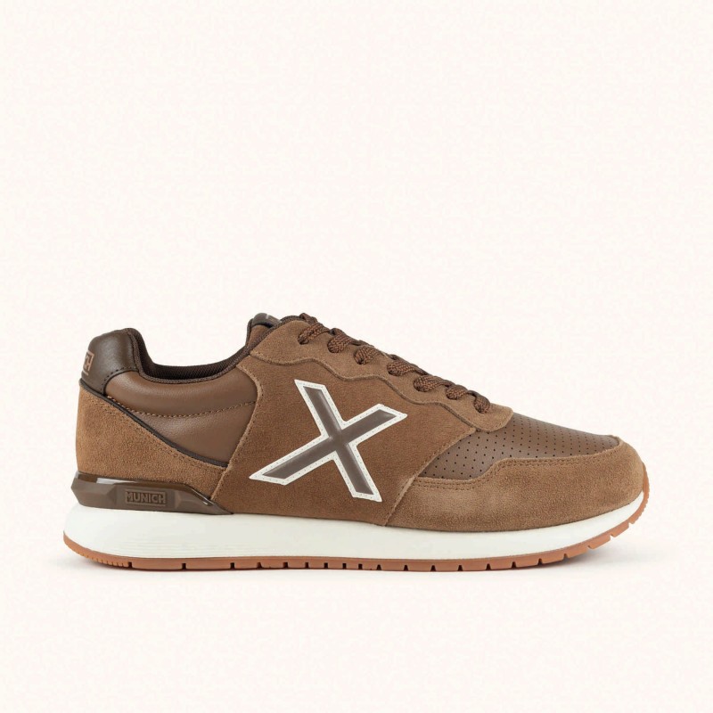 MUNICH DASH PREMIUM 298  ZAPATILLAS HOMBRE  VESTIR MARRÓN S 4150298