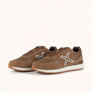 MUNICH DASH PREMIUM 298  ZAPATILLAS HOMBRE  VESTIR MARRÓN S 4150298
