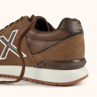 MUNICH DASH PREMIUM 298  ZAPATILLAS HOMBRE  VESTIR MARRÓN S 4150298