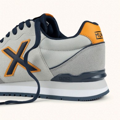 MUNICH DASH 2.0 291  ZAPATILLAS HOMBRE  VESTIR GRIS 4150291