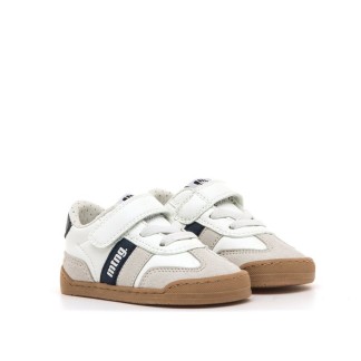 MUSTANG BAREFOOT ZAPATILLAS BEBE COMODAS BLANCA,GRIS Y AZUL 49060