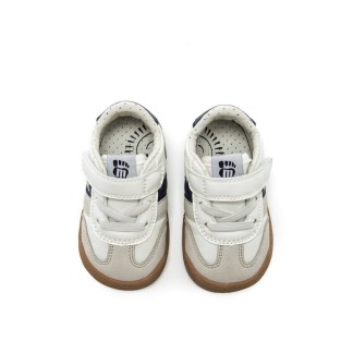MUSTANG BAREFOOT ZAPATILLAS BEBE COMODAS BLANCA,GRIS Y AZUL 49060