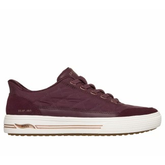 SKECHERS ARCH FIT ARCADE  ZAPATILLAS SLIP INS MUJER COMODAS GRANATE 177209/WINE