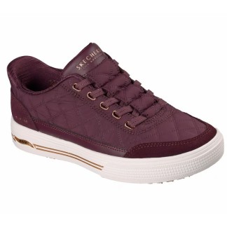 SKECHERS ARCH FIT ARCADE  ZAPATILLAS SLIP INS MUJER COMODAS GRANATE 177209/WINE