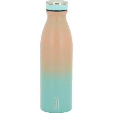 Botella Térmica de Acero Inoxidable 500 ML Arena y Azul 994538