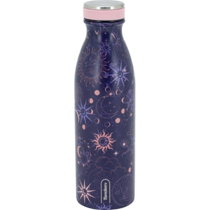 Botella Térmica de Acero Inoxidable Tandem 500 ML Azul Soles y Lunas  993340