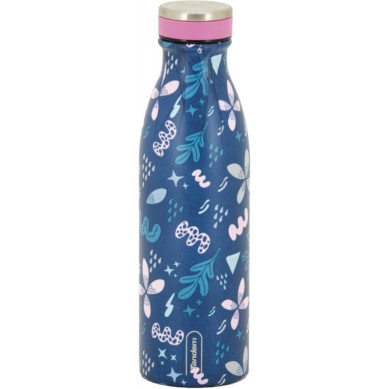Botella Térmica de Acero Inoxidable 500 ML  Hojas 610360