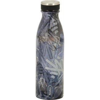 Botella Térmica de Acero 500 ML  Estampado Rayas 610438