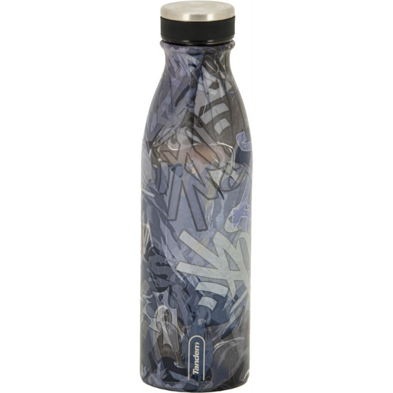 Botella Térmica de Acero 500 ML  Estampado Rayas 610438