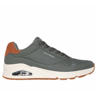 SKECHERS UNO-SUITED AIR ZAPATILLAS HOMBRE  VESTIR VERDE 183004/OLV