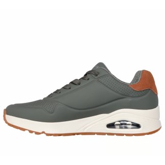 SKECHERS UNO-SUITED AIR ZAPATILLAS HOMBRE  VESTIR VERDE 183004/OLV