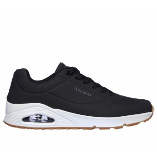 SKECHERS UNO-STAND AIR ZAPATILLAS HOMBRE  VESTIR NEGRA 52458/BLK