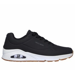 SKECHERS UNO-STAND AIR ZAPATILLAS HOMBRE  VESTIR NEGRA 52458/BLK