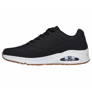 SKECHERS UNO-STAND AIR ZAPATILLAS HOMBRE  VESTIR NEGRA 52458/BLK