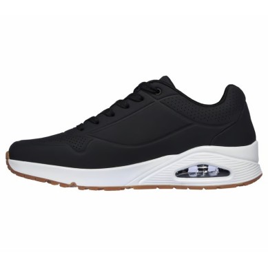 SKECHERS UNO-STAND AIR ZAPATILLAS HOMBRE  VESTIR NEGRA 52458/BLK