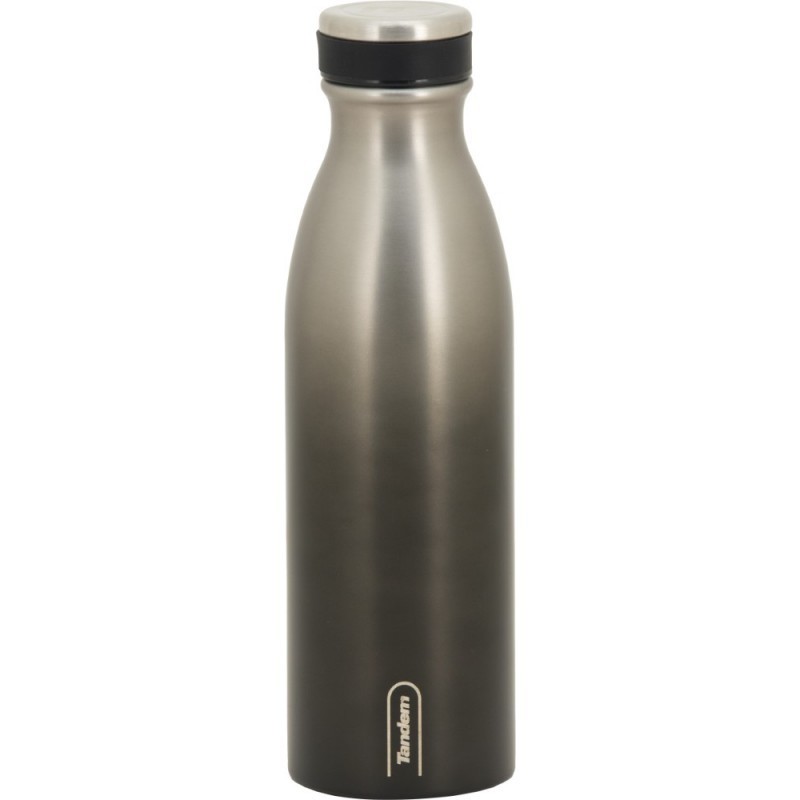 Botella Térmica de Acero Inoxidable 500 ML Gris Negra 610957