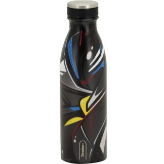 Botella Térmica de Acero Inoxidable 500 ML Azul Cenefas 611282