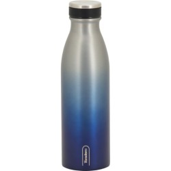 Botella Térmica de Acero Inoxidable 500 ML Azul Cenefas 611282