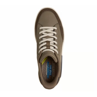 SKECHERS VERLOMA-RADICAL ZAPATILLAS HOMBRE  VESTIR MARRÓN 211370/DKTP