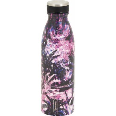Botella Térmica de Acero Inoxidable 500 ML Azul Cenefas 611282
