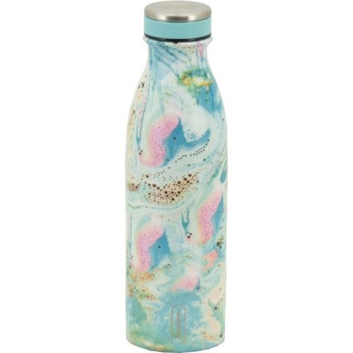 Botella Térmica de Acero Inoxidable 500 ML Aquarela Azul 612203