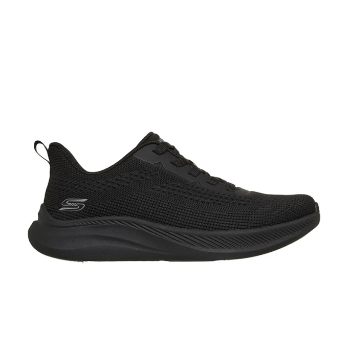 SKECHERS BOBS MODA FLEX-EASY DAWN ZAPATILLAS MUJER COMODA NEGRA 117733/BBK