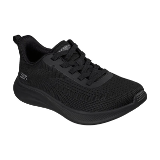 SKECHERS BOBS MODA FLEX-EASY DAWN ZAPATILLAS MUJER COMODA NEGRA 117733/BBK