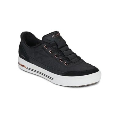 SKECHERS ARCH FIT ARCADE  ZAPATILLAS SLIP INS MUJER COMODAS NEGRA 177209/BLK