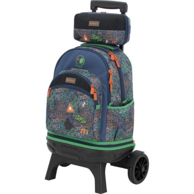 Estuche Escolar Multiportatodos New Tandem Pedaling Rosa y Coral -319096