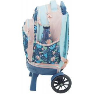 Mochila con Carro Compact Premium Desmontable Tandem Trazos 373005