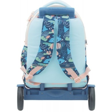 Mochila con Carro Compact Premium Desmontable Tandem Trazos 373005