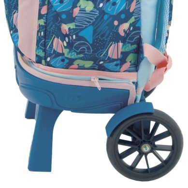 Mochila con Carro Compact Premium Desmontable Tandem Trazos 373005