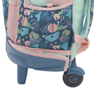 Mochila con Carro Compact Premium Desmontable Tandem Trazos 373005