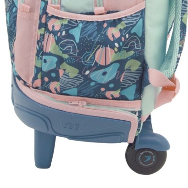 Mochila con Carro Compact Premium Desmontable Tandem Trazos 373005