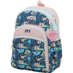 Mochila Escolar ST 44 cm Adaptable a Carro Tandem Trazos 373036
