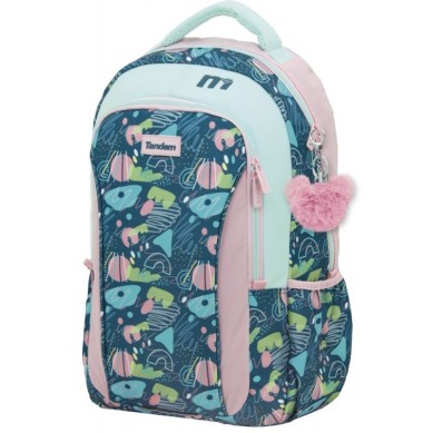 Mochila Escolar y Urbana HG 47 cm Tandem Trazos 373043