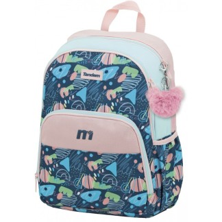 Mochila Escolar Doble Cuerpo 39,5 cm Tandem Trazos 373050