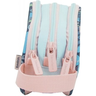 Portatodo Estuche  Triple 3 Bolsillos Plus Tandem Trazos 373074