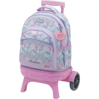 Mochila con Carro Compact Premium Desmontable Tandem Trazos 373005