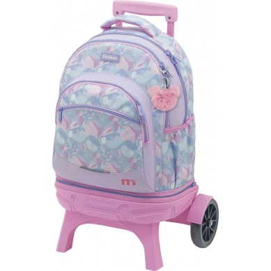 Mochila con Carro Compact Premium Desmontable Tandem Trazos 373005