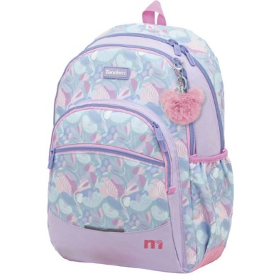 Mochila Escolar ST 44 cm Adaptable a Carro Tandem Trazos 373036