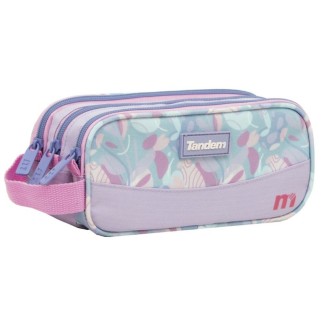 Portatodo Estuche  Triple 3 Bolsillos Plus Tandem Trazos 373074