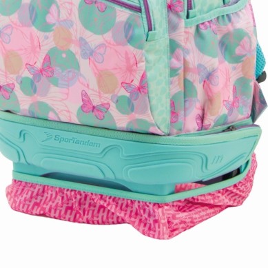 Mochila con Carro Compact Premium Desmontable Tandem Trazos 373005