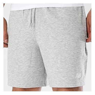 PANTALON SHORT CORTO NEW BALANCE GRIS MS41520 AG