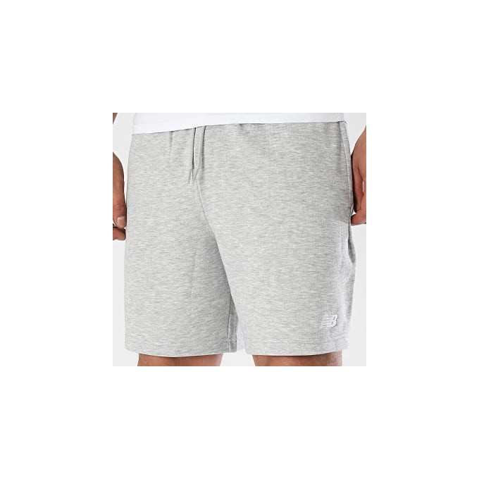 PANTALON SHORT CORTO NEW BALANCE GRIS MS41520 AG