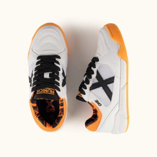 Munich One Indoor Niño Blanca y Naranja 1431084 | Outlet Munich | iZapatillas