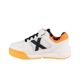 Munich One 2.0 Niño Blanco Naranja Velcro 1431184 | izapatillas | Rebajas MUNICH