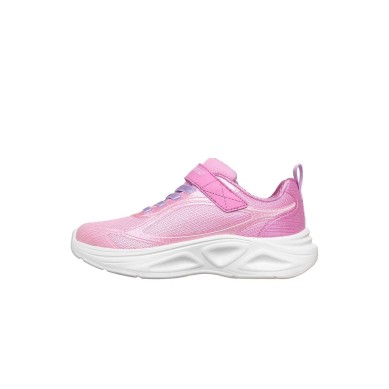 Zapatillas Skechers  Luces Niña con Velcro Rosa - Skechers Baratas Niña