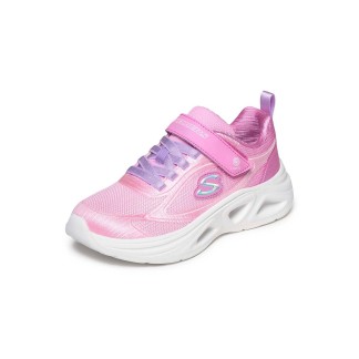 Zapatillas Skechers  Luces Niña con Velcro Rosa - Skechers Baratas Niña